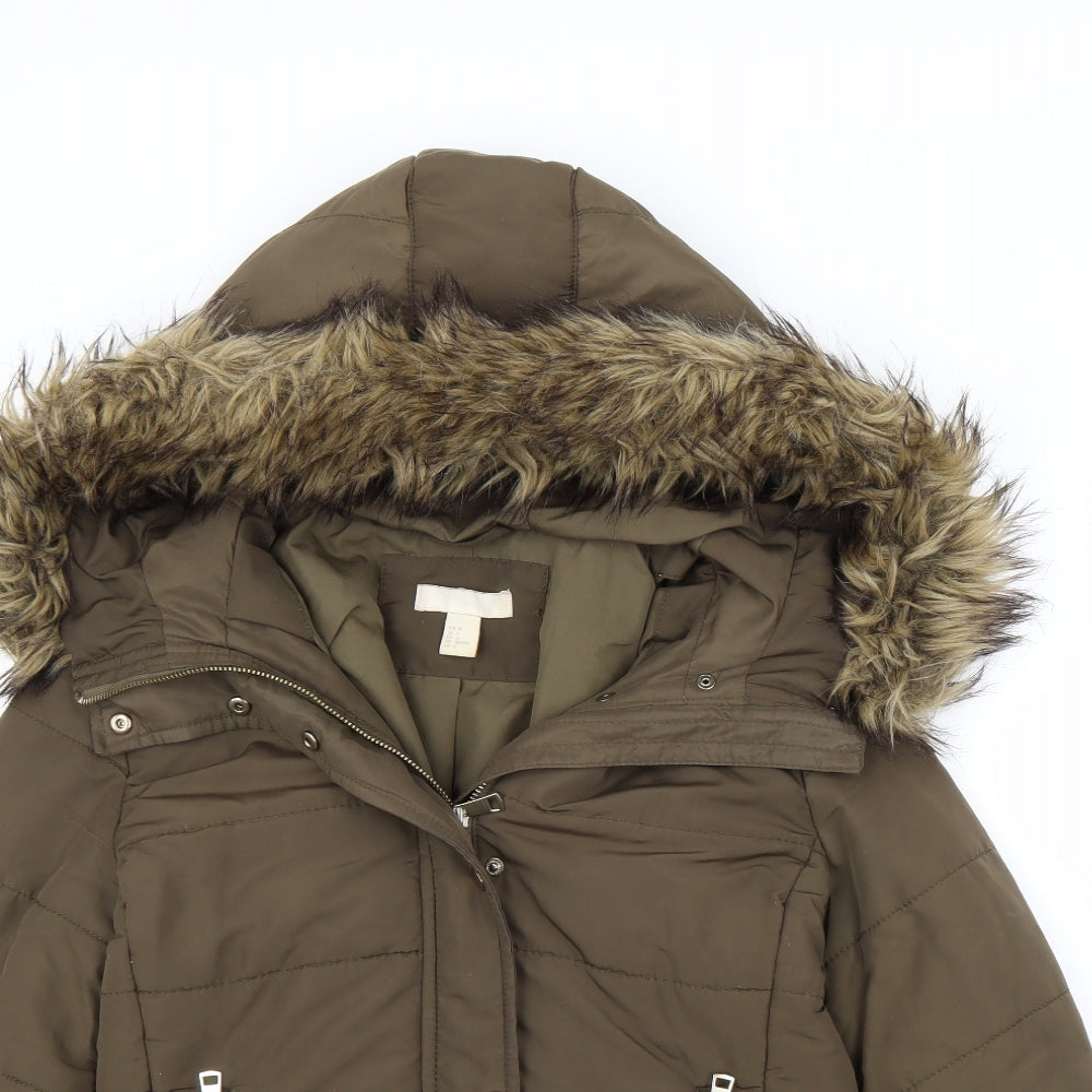 Womens UK Size 6 H&M Green Jacket