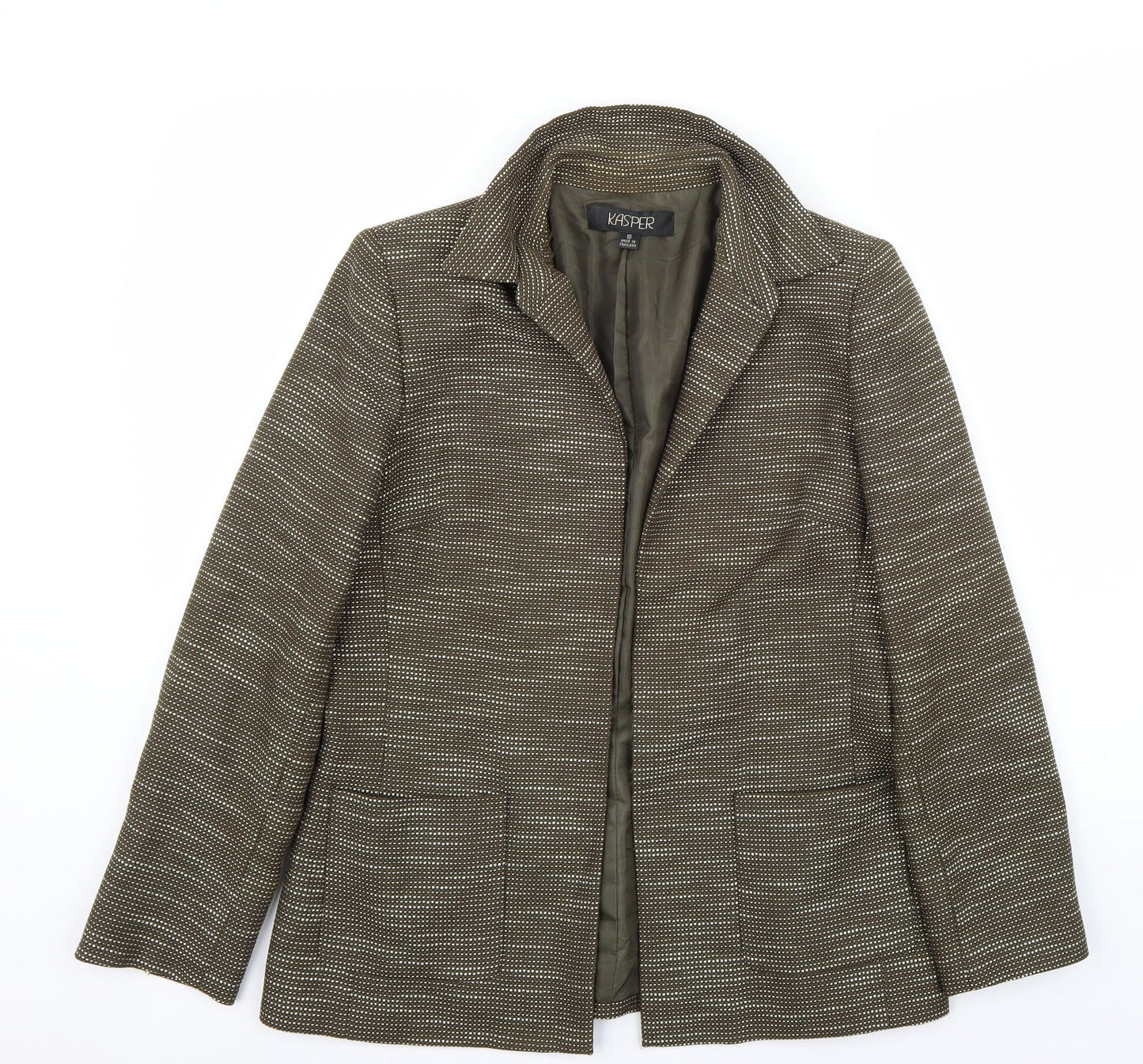 Kasper Womens Green   Jacket Blazer Size 10