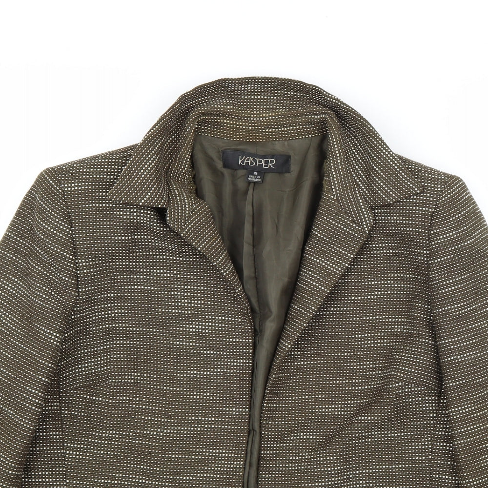 Kasper Womens Green   Jacket Blazer Size 10