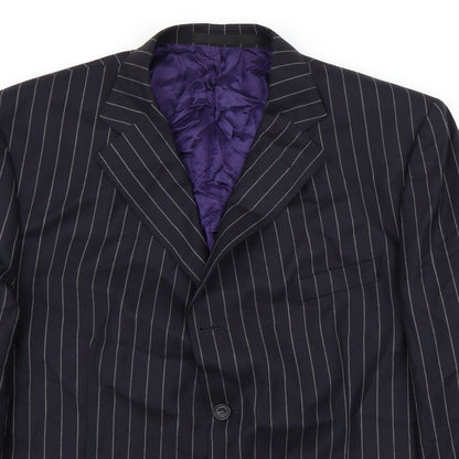 Mens UK Size  Preworn Regular Blue Suit Jacket