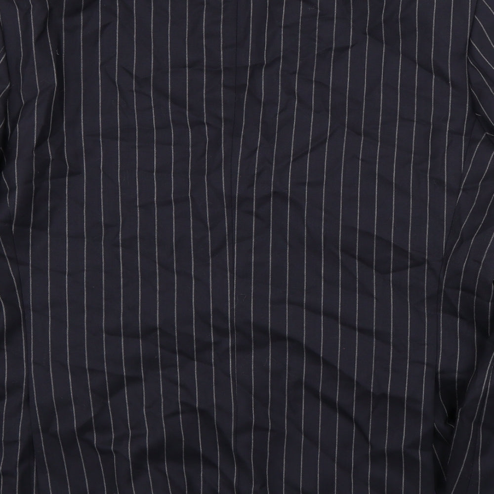 Mens UK Size  Preworn Regular Blue Suit Jacket