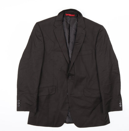 Mens UK Size 36 Preworn Regular Brown Suit Jacket