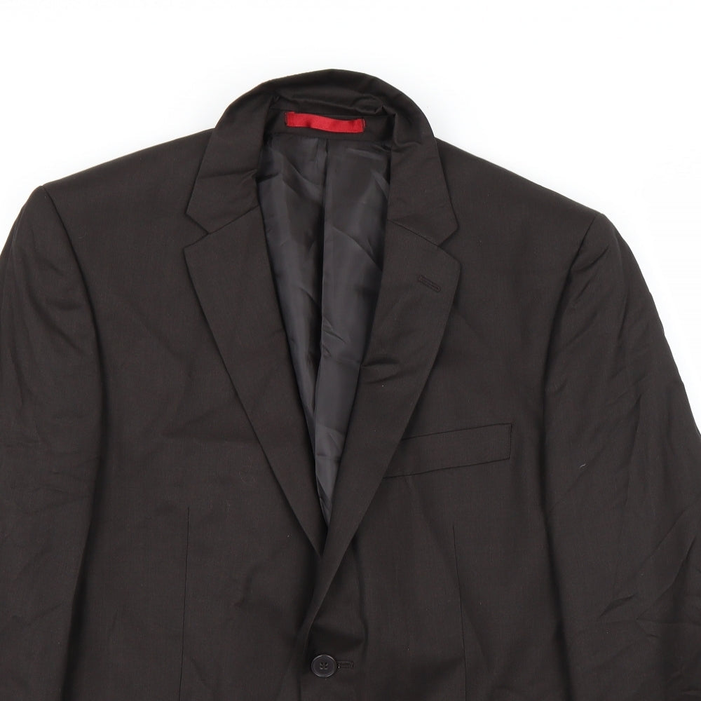 Mens UK Size 36 Preworn Regular Brown Suit Jacket