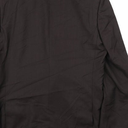 Mens UK Size 36 Preworn Regular Brown Suit Jacket