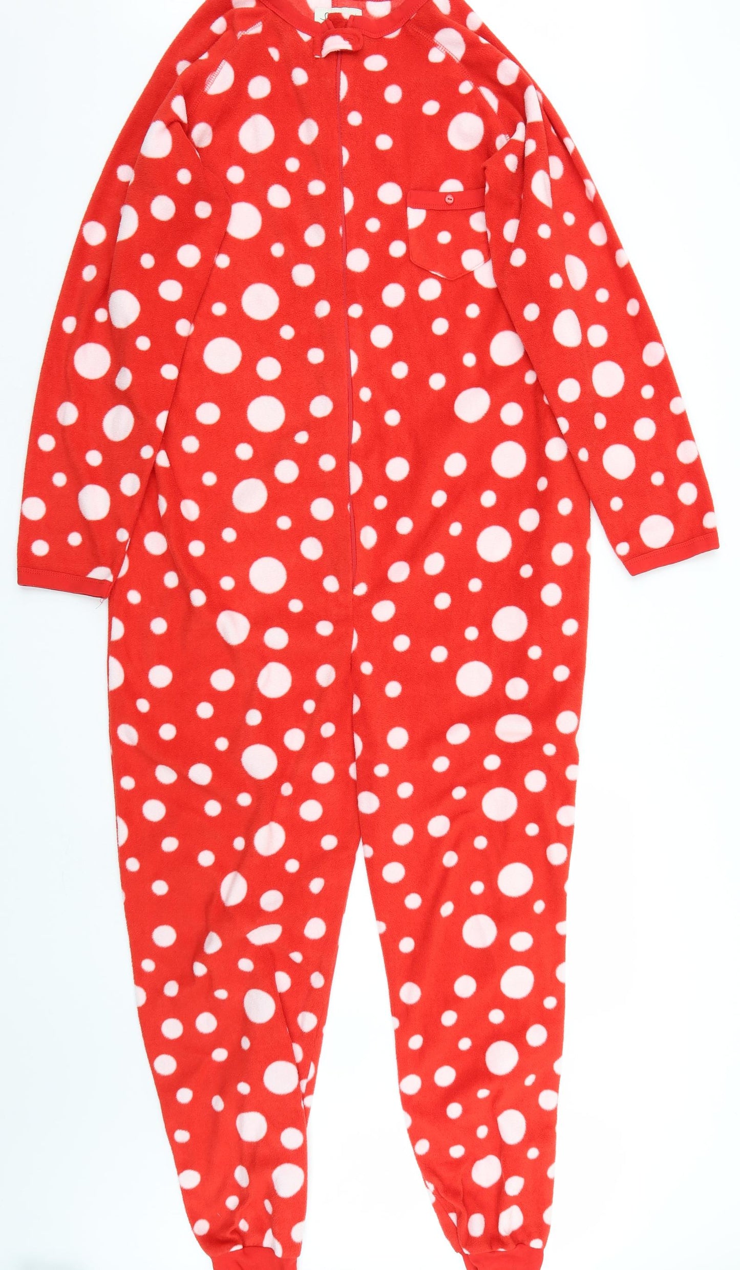 Love To Lounge Womens Red Polka Dot  Top One Piece Size S