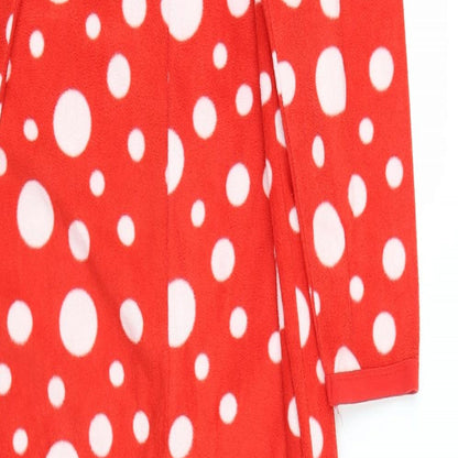 Love To Lounge Womens Red Polka Dot  Top One Piece Size S