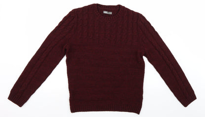 ASOS Mens Red   Pullover Jumper Size S