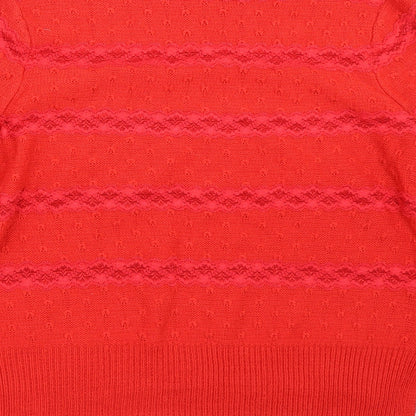 Topshop Womens Red   Pullover Jumper Size 12
