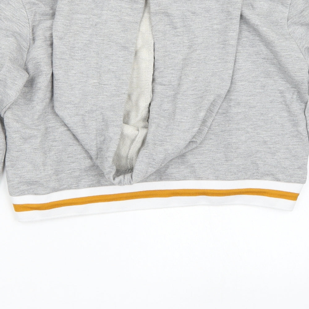 Select Womens Grey   Pullover Hoodie Size 12