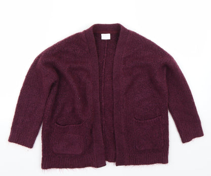 F&F Girls Purple   Cardigan Jumper Size 9-10 Years
