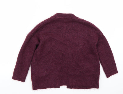 F&F Girls Purple   Cardigan Jumper Size 9-10 Years