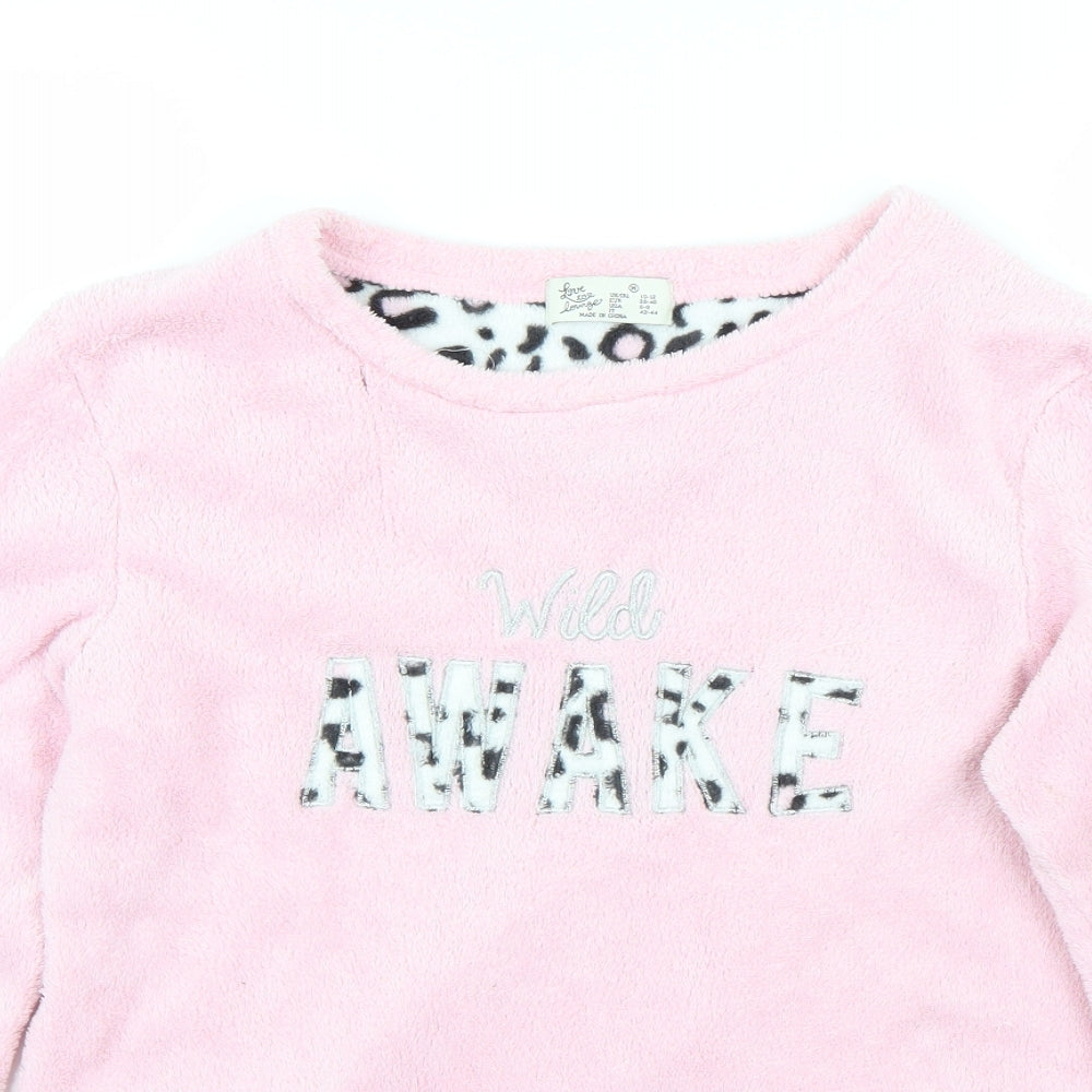 love to lounge Womens Pink  Rayon Top Pyjama Top Size M