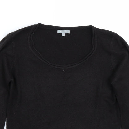 Per Una Womens Black   Pullover Jumper Size 10