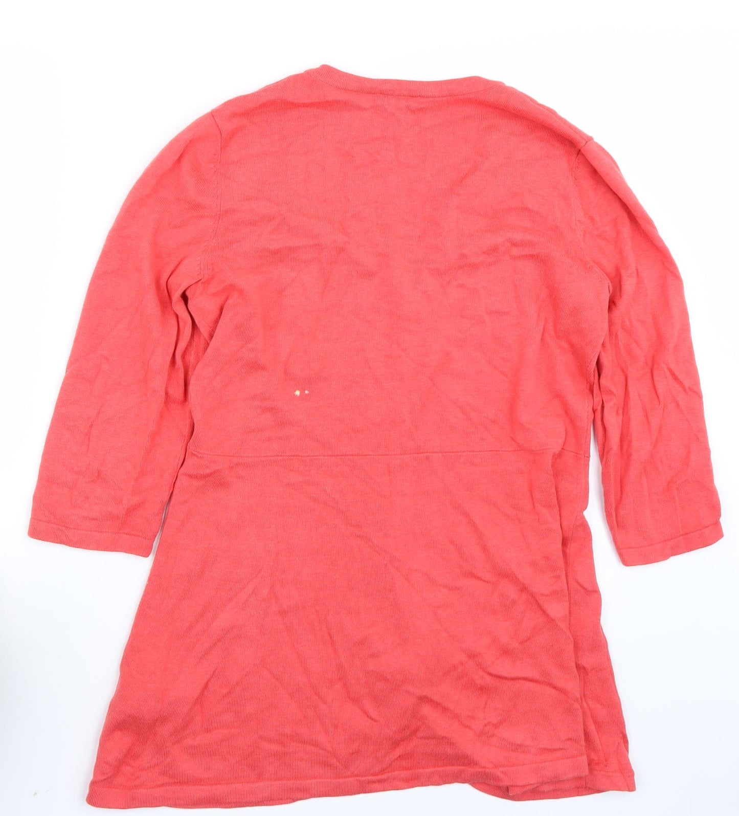 Isaac Mizrahi Womens Red   Cardigan Jumper Size M