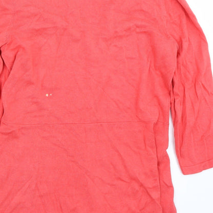 Isaac Mizrahi Womens Red   Cardigan Jumper Size M