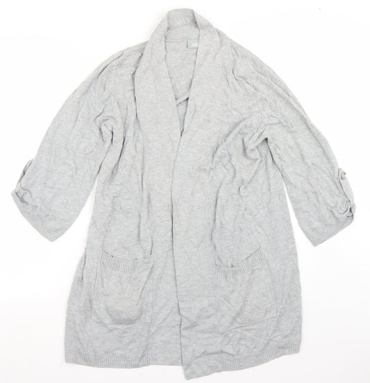 Wallis Womens Grey   Cardigan Jumper Size M