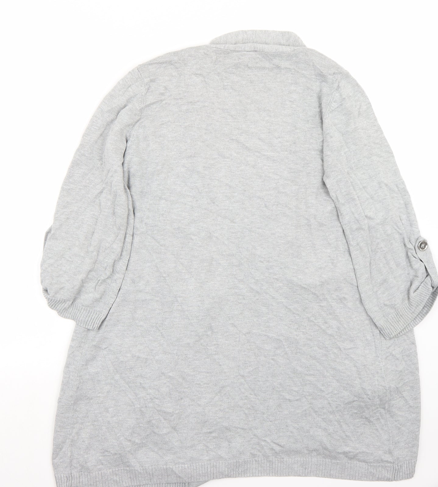 Wallis Womens Grey   Cardigan Jumper Size M