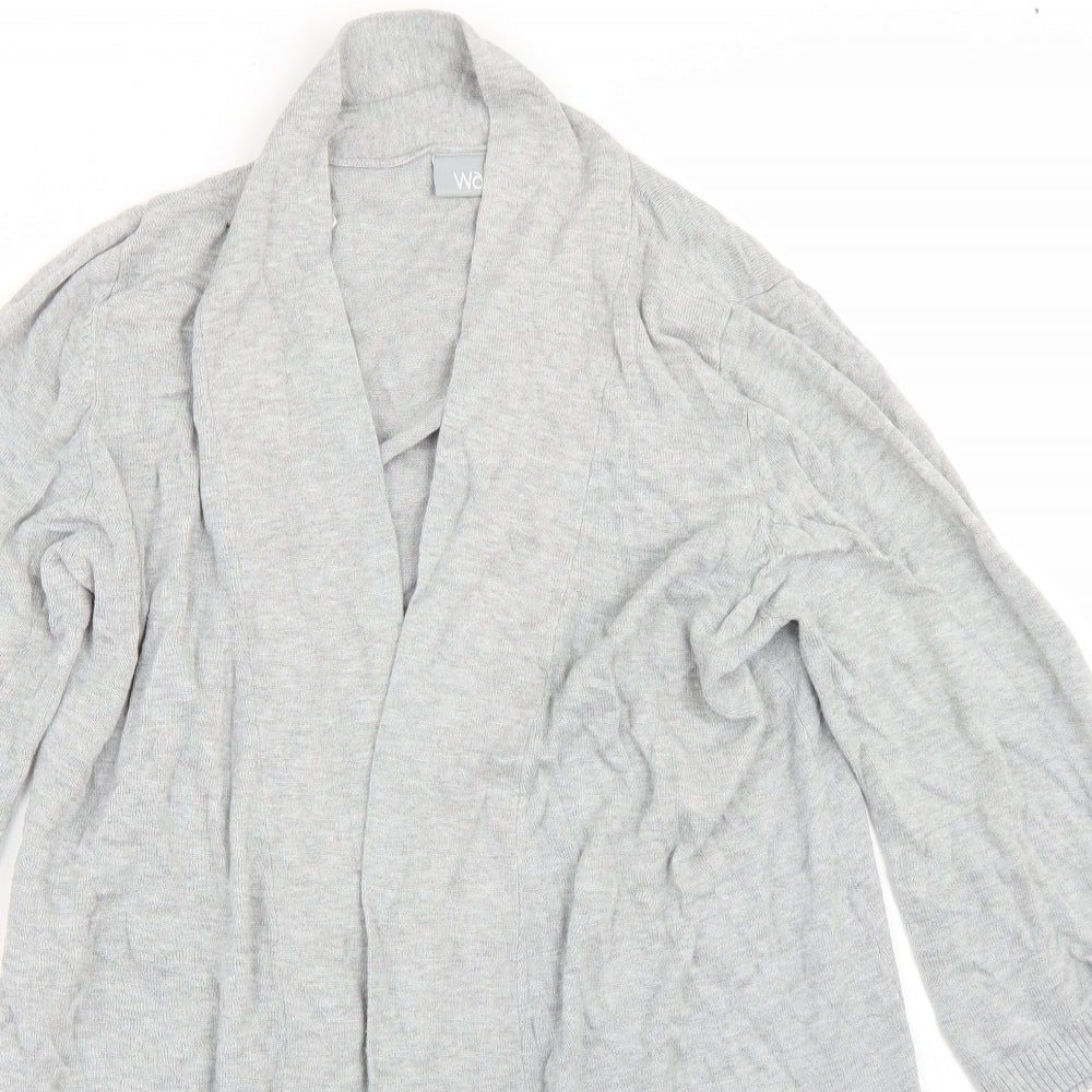 Wallis Womens Grey   Cardigan Jumper Size M