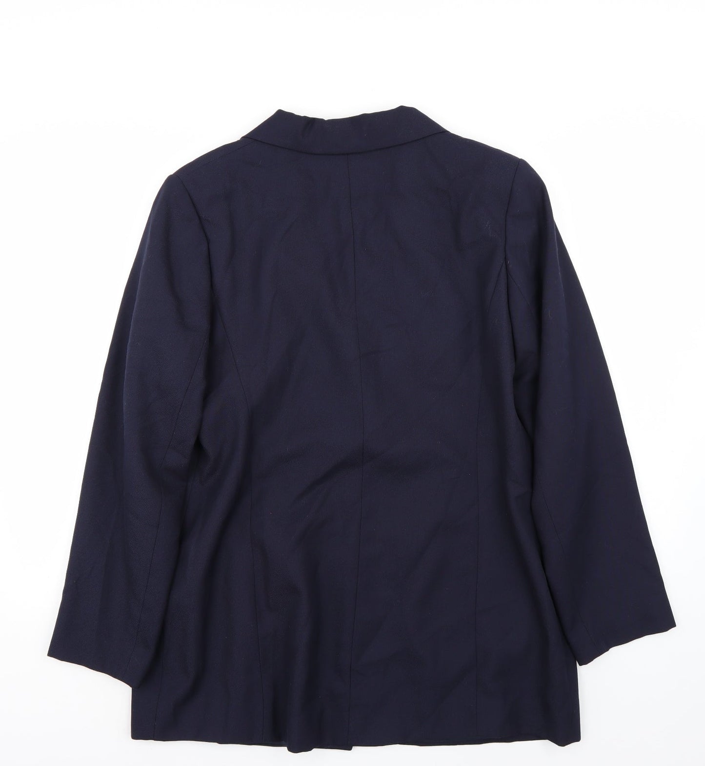 Classics Womens Blue   Jacket Suit Jacket Size 14