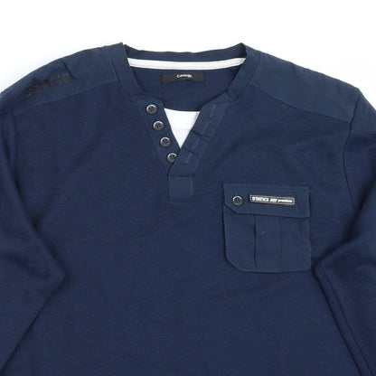 George Mens Blue    T-Shirt Size L