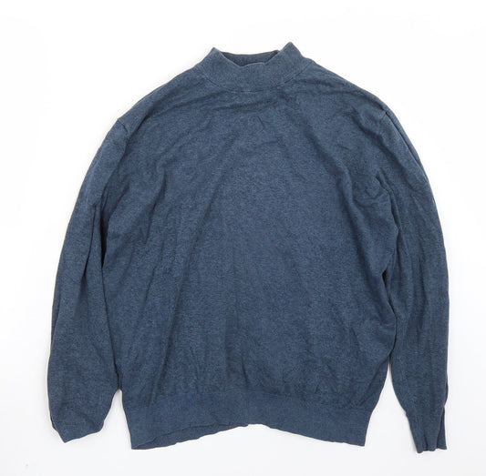 Easy Mens Blue   Pullover Jumper Size L