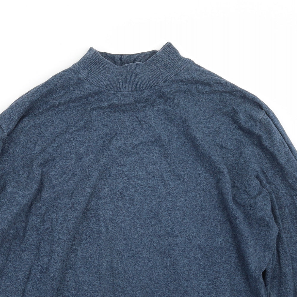 Easy Mens Blue   Pullover Jumper Size L