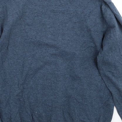 Easy Mens Blue   Pullover Jumper Size L