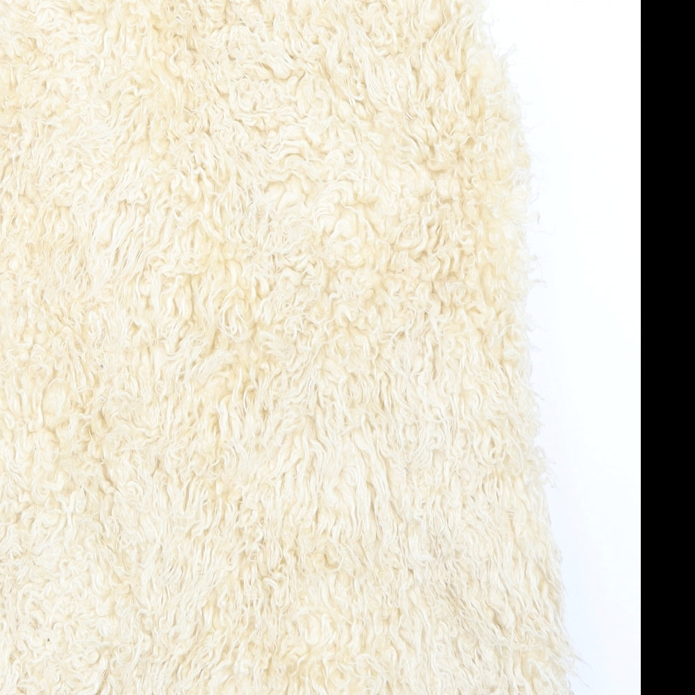 Internarcionale Womens Beige   Gilet Coat Size 8