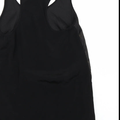 Womens UK Size 10 River Island Black Basic T-Shirt