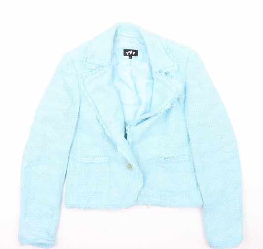 Womens UK Size 12 Per Una Blue Jacket