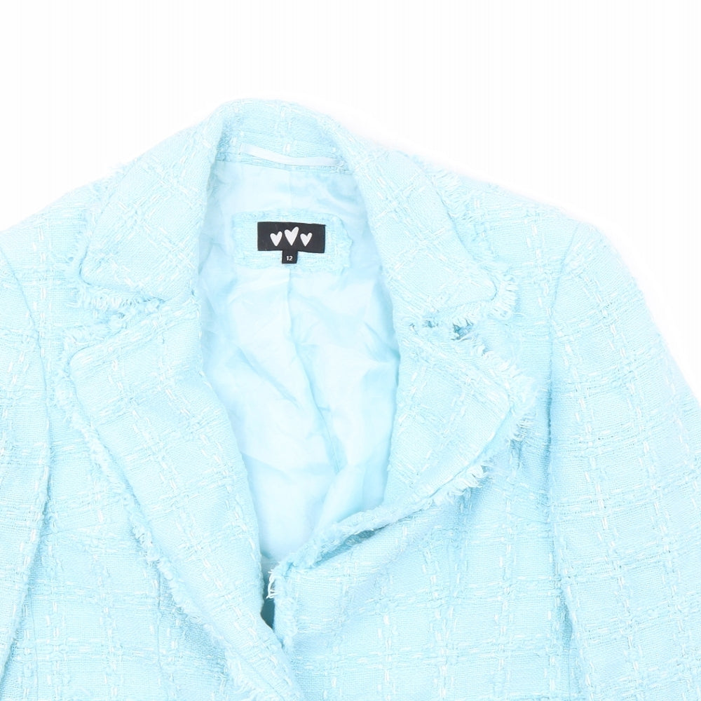Womens UK Size 12 Per Una Blue Jacket