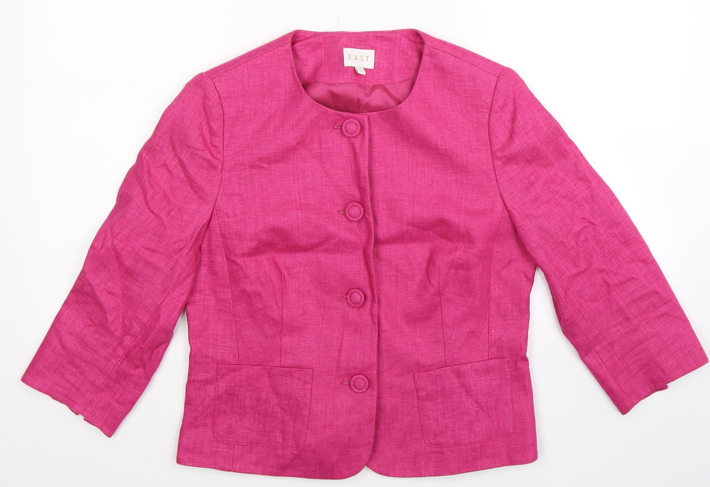 EAST Womens Pink   Jacket Blazer Size 10