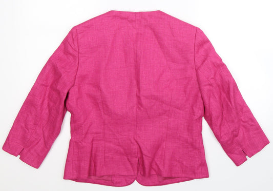 EAST Womens Pink   Jacket Blazer Size 10