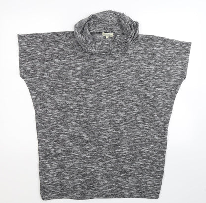 Papaya Womens Grey   Basic T-Shirt Size 14