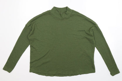 Womens UK Size L Divided Green Basic T-Shirt