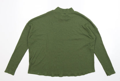 Womens UK Size L Divided Green Basic T-Shirt
