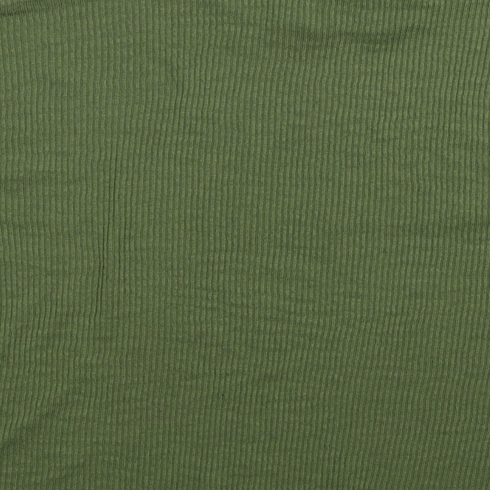 Womens UK Size L Divided Green Basic T-Shirt