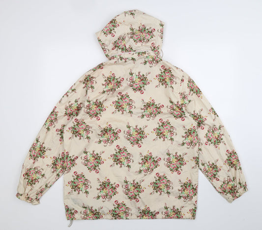 Denim Co Womens Beige Floral  Jacket  Size 12