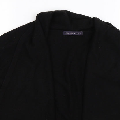 Marks and Spencer Womens Black  Knit Cardigan Jumper Size L
