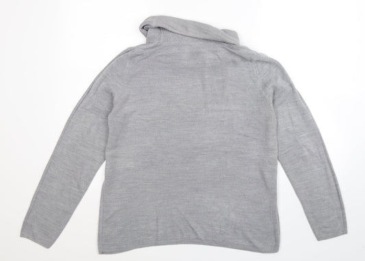 Bonmarché Womens Grey  Knit Pullover Jumper Size 14