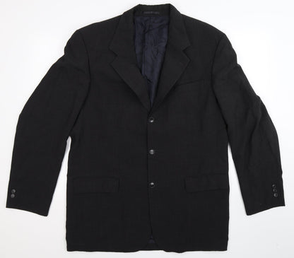 Mens UK Size 40 NEXT Regular Black Suit Jacket