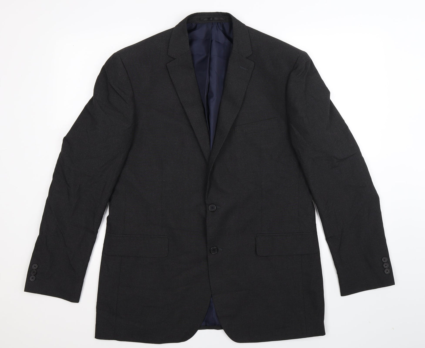 Mens UK Size 42 Debenhams Regular Black Suit Jacket