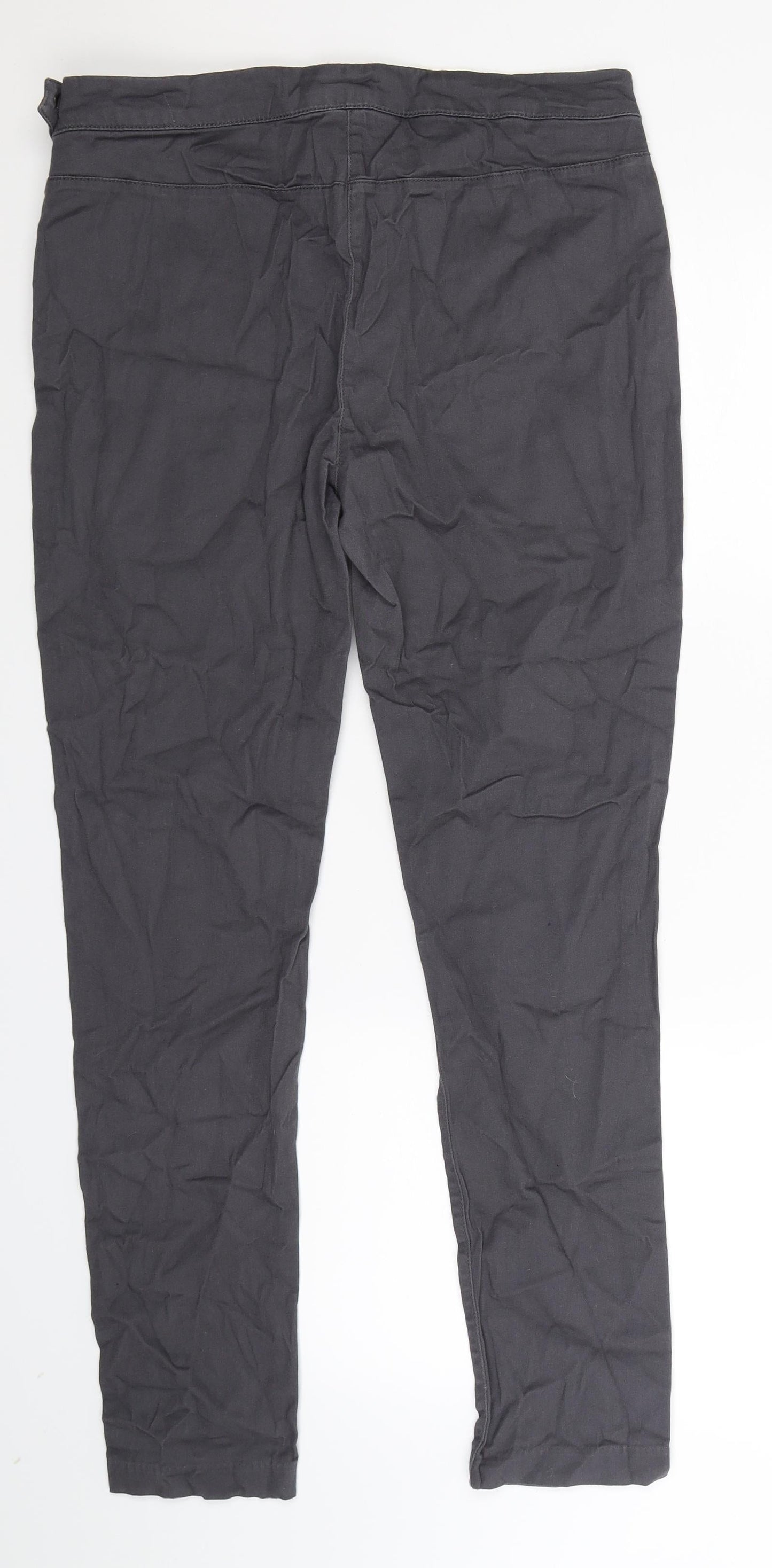 Womens UK Size 14 F&F Extra-Slim Fit  Grey Trousers