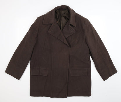 Womens UK Size 14 St Michael Grey Overcoat