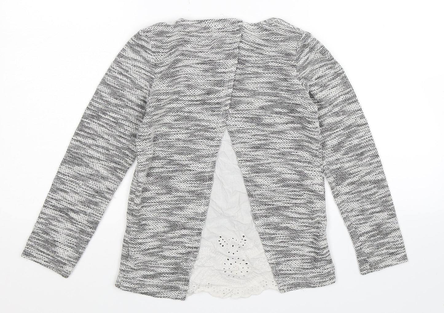 F&F Girls Grey  Knit Pullover Jumper Size 9-10 Years