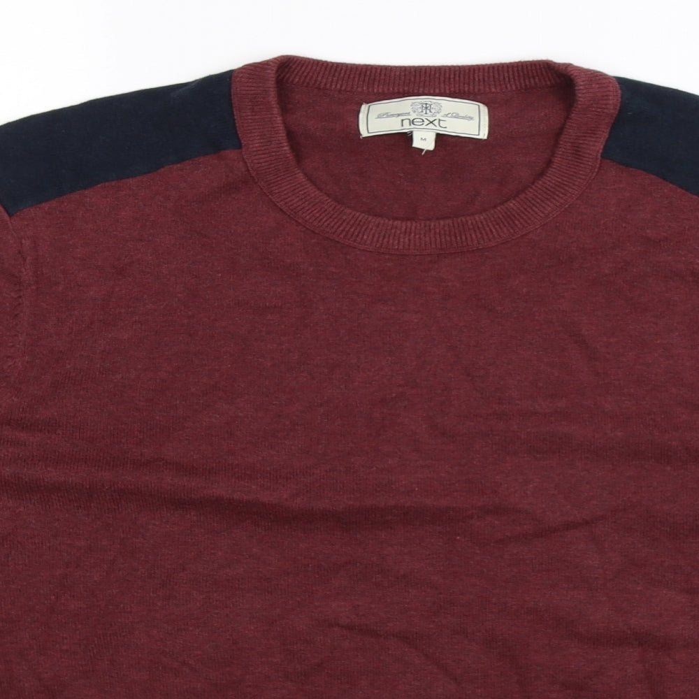 NEXT Mens Brown  Knit Pullover Jumper Size M