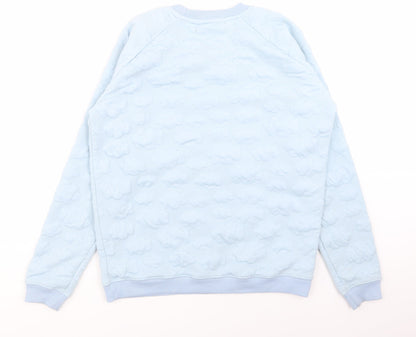 Sugarhill Womens Blue Solid  Top Pyjama Top Size 10