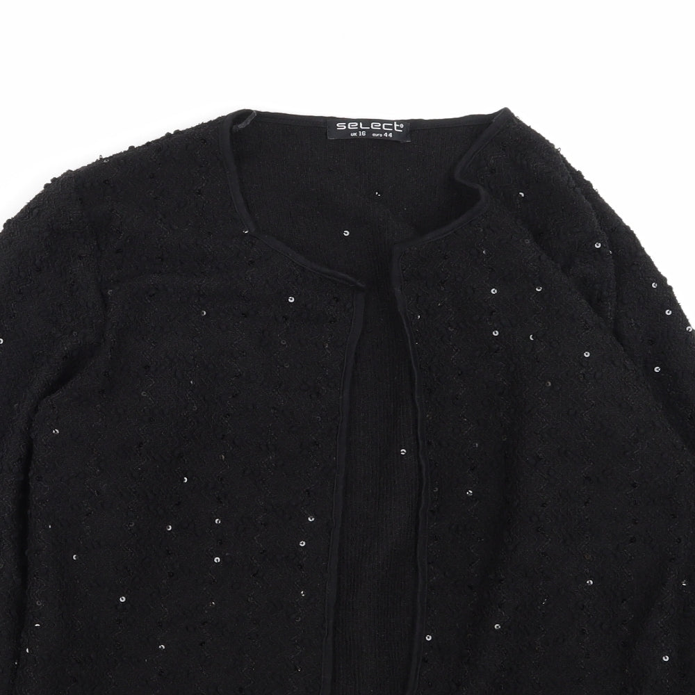 Womens UK Size 16 Select Black Jacket
