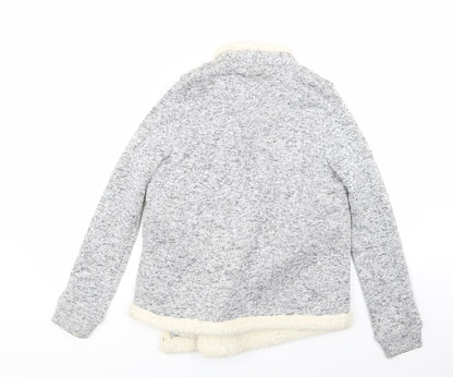 Womens UK Size M Derek Heart Grey Jacket