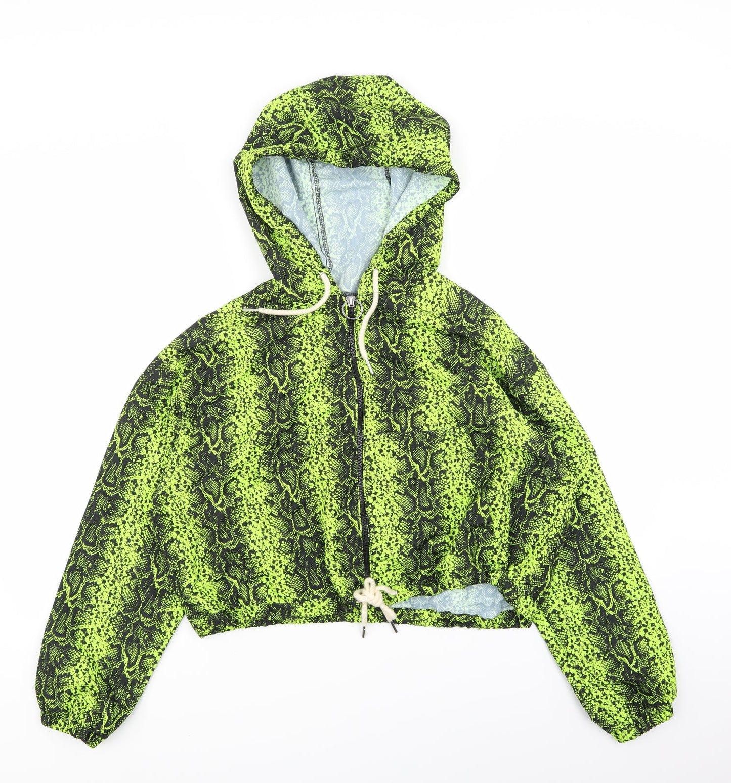 Primark Womens Green Animal Print  Jacket  Size 10